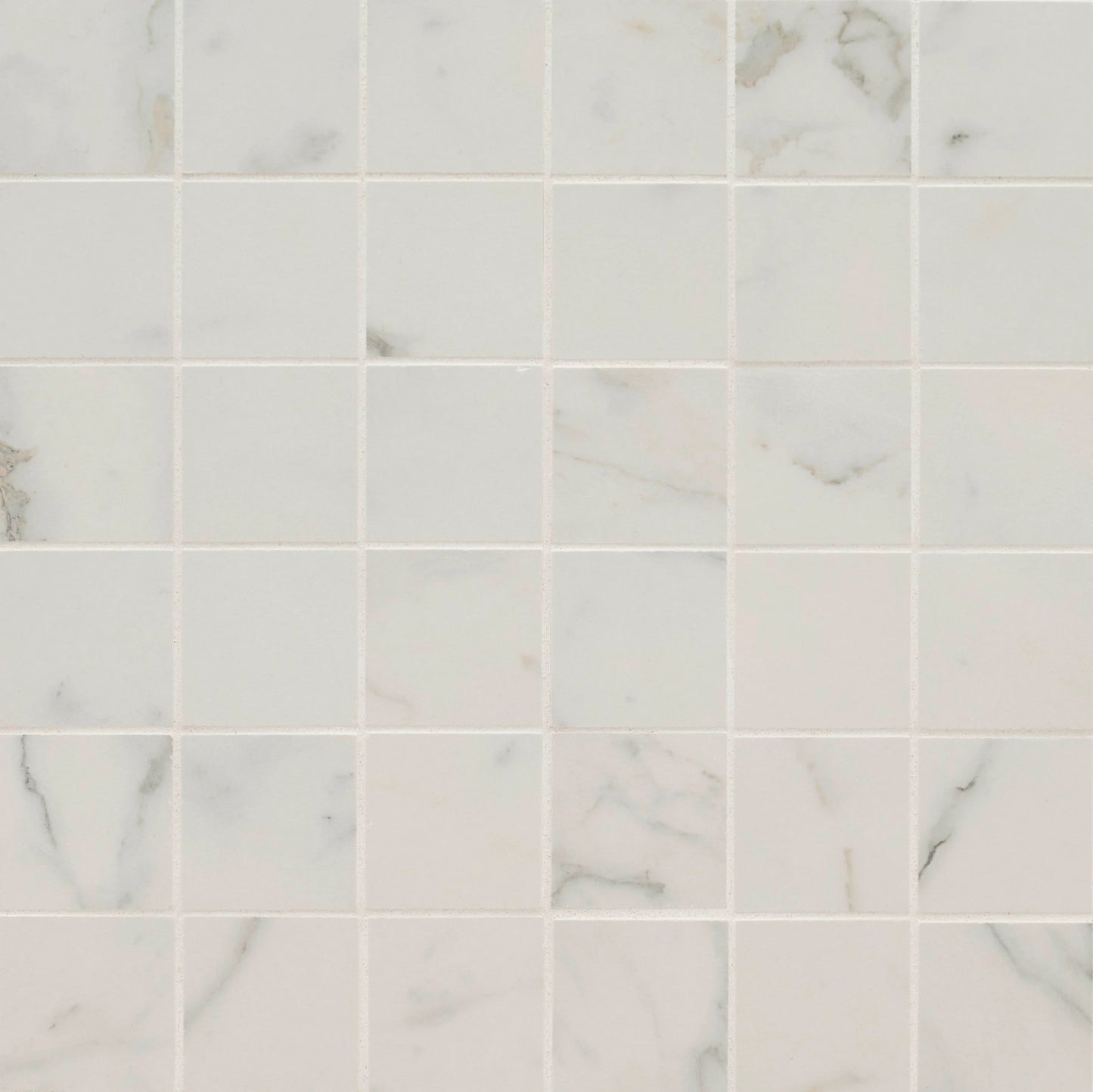 MSI Calacatta Isla Matte Porcelain Mosaic Wall and Floor Tile 2"x2" - Regallo Collection