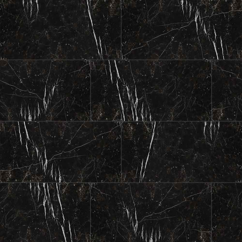 MSI Marquina Noir Porcelain Wall and Floor Tile - Regallo Collection