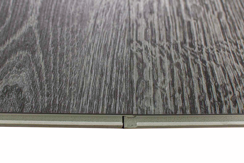 Remus WPC Embossed 9"x60" Vinyl Flooring 8.5mm - Zion Gray