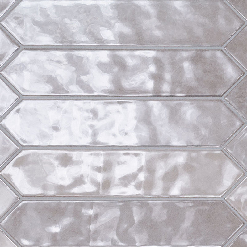 MSI Renzo Sterling Pickett Glossy Ceramic Wall Tile 2.5"x13"