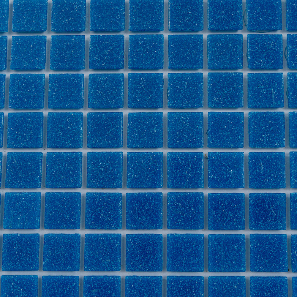 Azure Blue 12x12 Uniform Square Glossy Glass Mosaic Tile (20 pack, 20 sq ft/case)