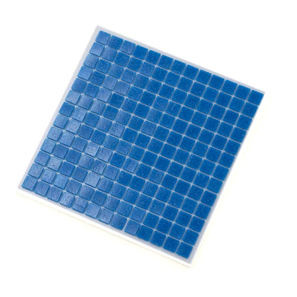 Azure Blue 12x12 Uniform Square Glossy Glass Mosaic Tile (20 pack, 20 sq ft/case)