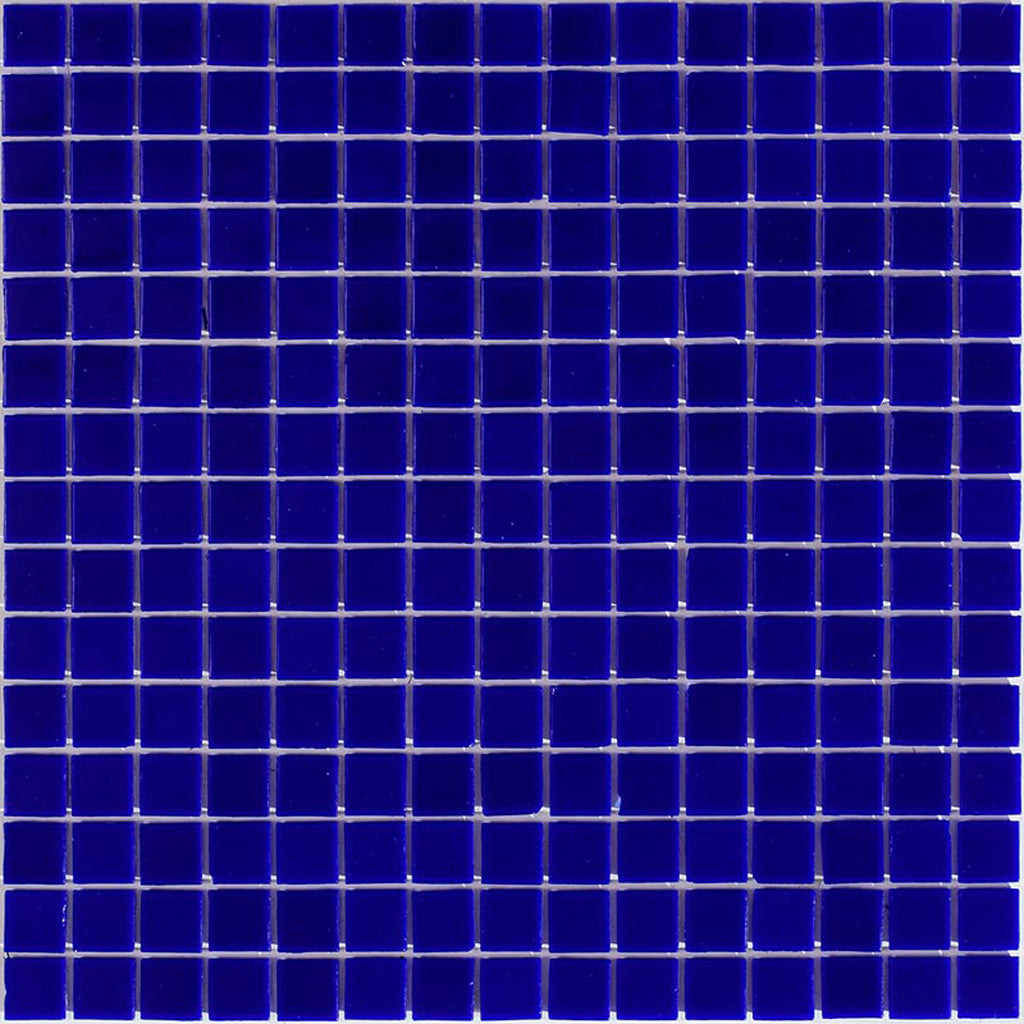Royal Blue 12x12 Glossy Square Glass Mosaic Tile (20 pack, 20 sq ft/case)