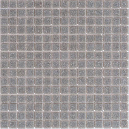 Stone Gray 12x12 Glossy Uniform Square Glass Mosaic Tile (20 pack, 20 sq ft/case)
