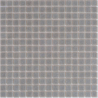 Stone Gray 12x12 Glossy Uniform Square Glass Mosaic Tile (20 pack, 20 sq ft/case) - Sample