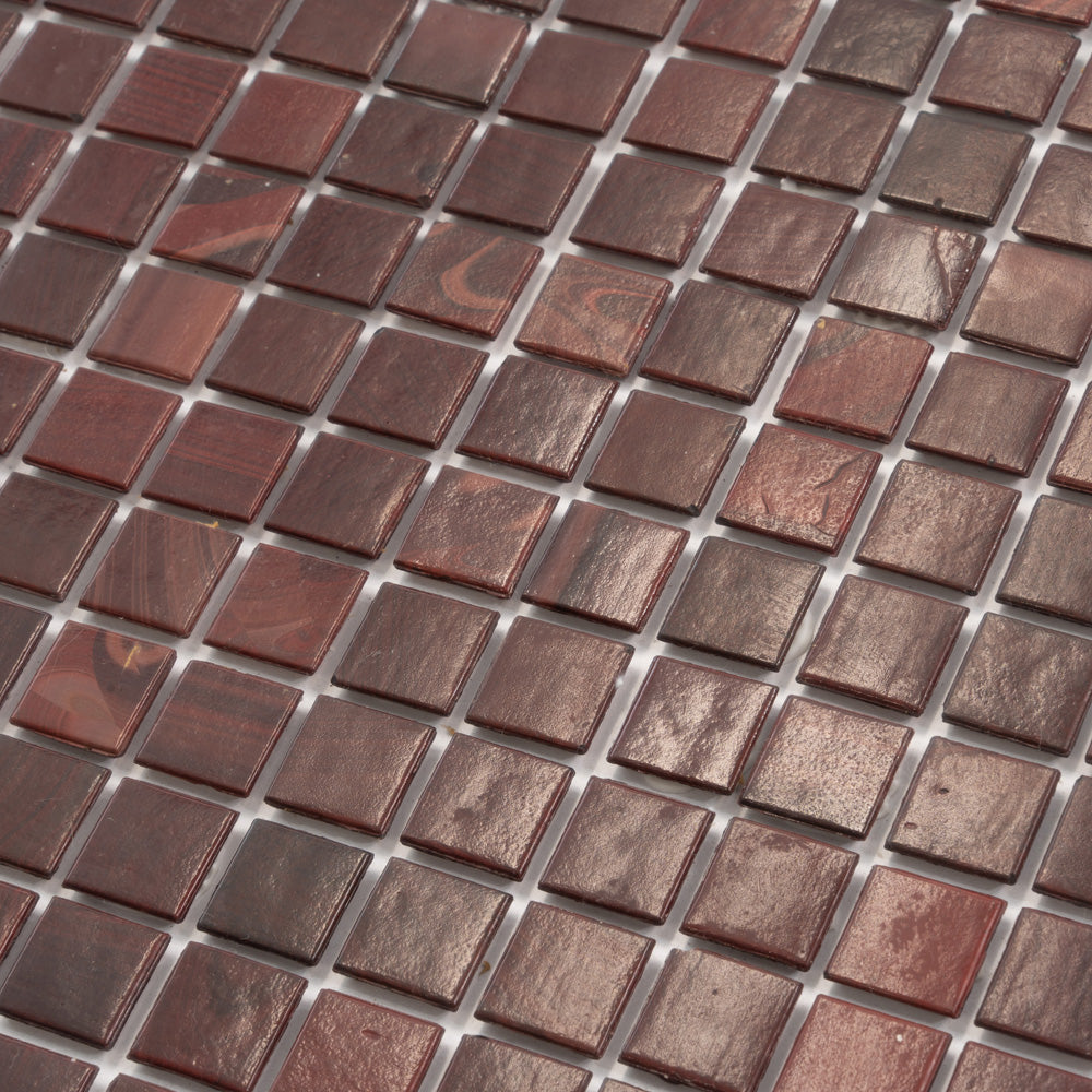 Ruby Red 12x12 Glossy Uniform Square Glass Mosaic Tile (20 pack, 20 sq ft/case) - Sample