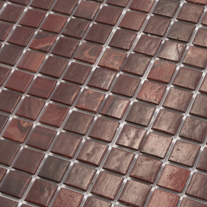 Ruby Red 12x12 Glossy Uniform Square Glass Mosaic Tile (20 pack, 20 sq ft/case) - Sample