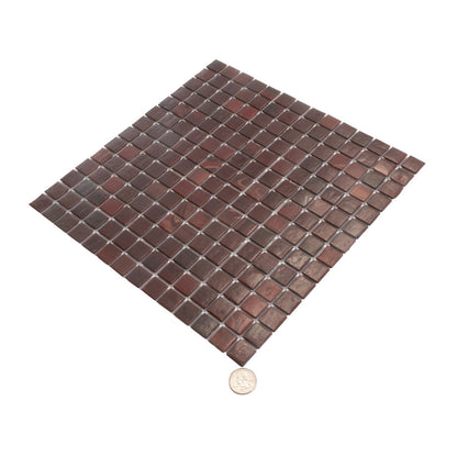 Ruby Red 12x12 Glossy Uniform Square Glass Mosaic Tile (20 pack, 20 sq ft/case) - Sample