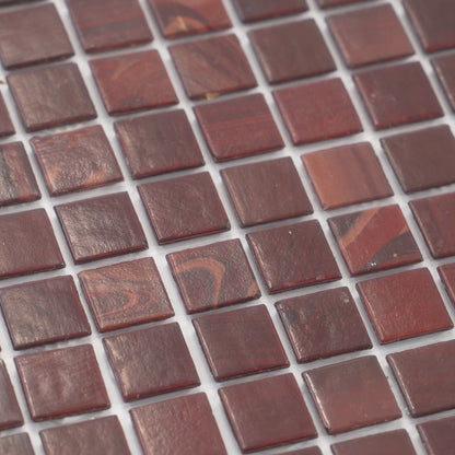 Ruby Red 12x12 Glossy Uniform Square Glass Mosaic Tile (20 pack, 20 sq ft/case)