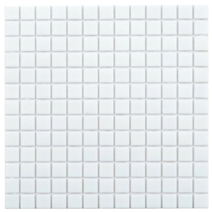 Rice White 12x12 Glossy Uniform Square Glass Mosaic Tile (20 pack, 20 sq ft/case)