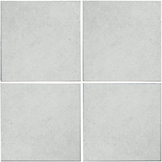 Aquatica District Bianco Porcelain Pool Tile 6"x6" - District Collection