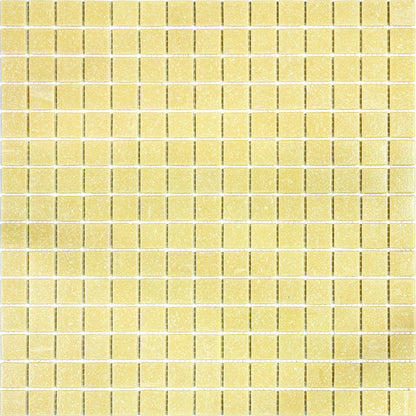 Cream Beige 12x12 Uniform Square Glossy Glass Mosaic Tile (20 pack, 20 sq ft/case) - Sample