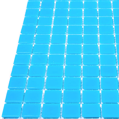 Pacific Blue 12x12 Glossy Square Glass Mosaic Tile (20 pack, 20 sq ft/case)