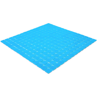 Pacific Blue 12x12 Glossy Square Glass Mosaic Tile (20 pack, 20 sq ft/case)