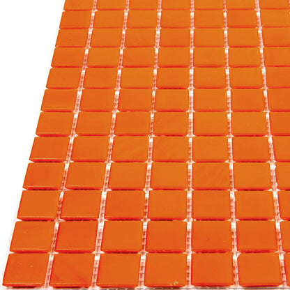 Scarlet Red 12x12 Uniform Square Glossy Glass Mosaic Tile (20 pack, 20 sq ft/case)