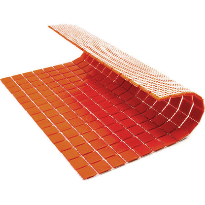 Scarlet Red 12x12 Uniform Square Glossy Glass Mosaic Tile (20 pack, 20 sq ft/case) - Sample