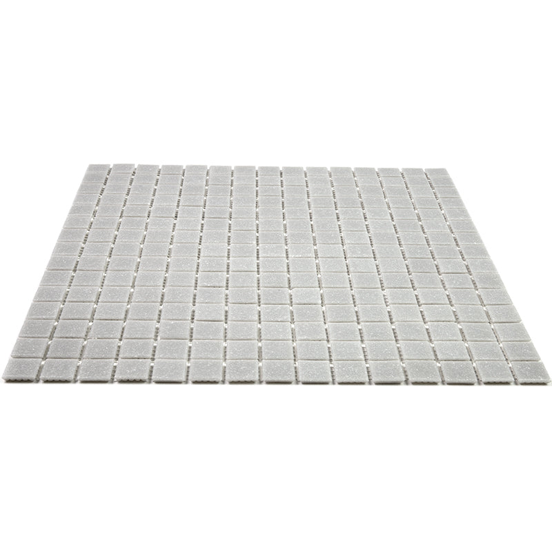 Ice Gray 12x12 Glossy Uniform Square Glass Mosaic Tile (20 pack, 20 sq ft/case) - Sample