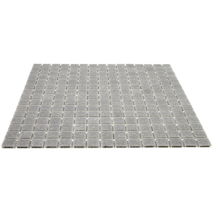 Stone Gray 12x12 Glossy Uniform Square Glass Mosaic Tile (20 pack, 20 sq ft/case)