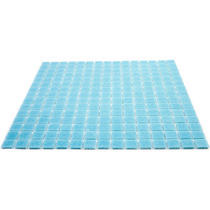 Cadet Blue 12x12 Glossy Uniform Square Glass Mosaic Tile (20 pack, 20 sq ft/case)