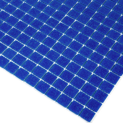 Cerulean Blue 12x12 Glossy Uniform Square Glass Mosaic Tile (20 pack, 20 sq ft/case) - Sample