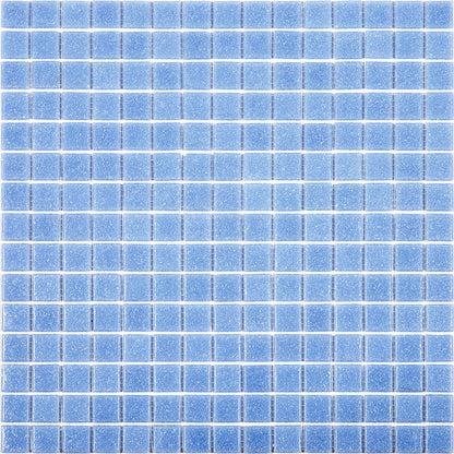 Maximum Blue 12x12 Glossy Uniform Square Glass Mosaic Tile (20 pack, 20 sq ft/case)