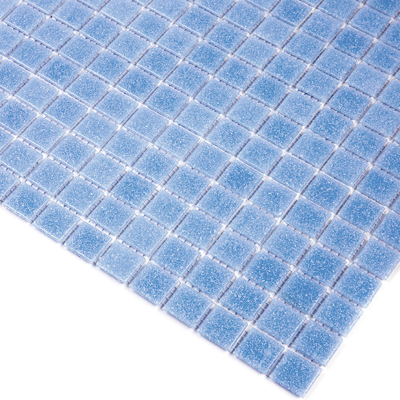 Maximum Blue 12x12 Glossy Uniform Square Glass Mosaic Tile (20 pack, 20 sq ft/case) - Sample