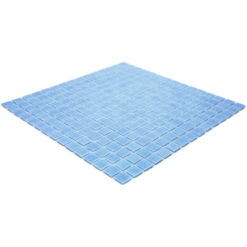 Maximum Blue 12x12 Glossy Uniform Square Glass Mosaic Tile (20 pack, 20 sq ft/case) - Sample