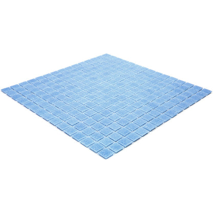 Maximum Blue 12x12 Glossy Uniform Square Glass Mosaic Tile (20 pack, 20 sq ft/case) - Sample