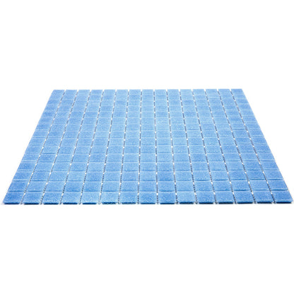 Maximum Blue 12x12 Glossy Uniform Square Glass Mosaic Tile (20 pack, 20 sq ft/case) - Sample