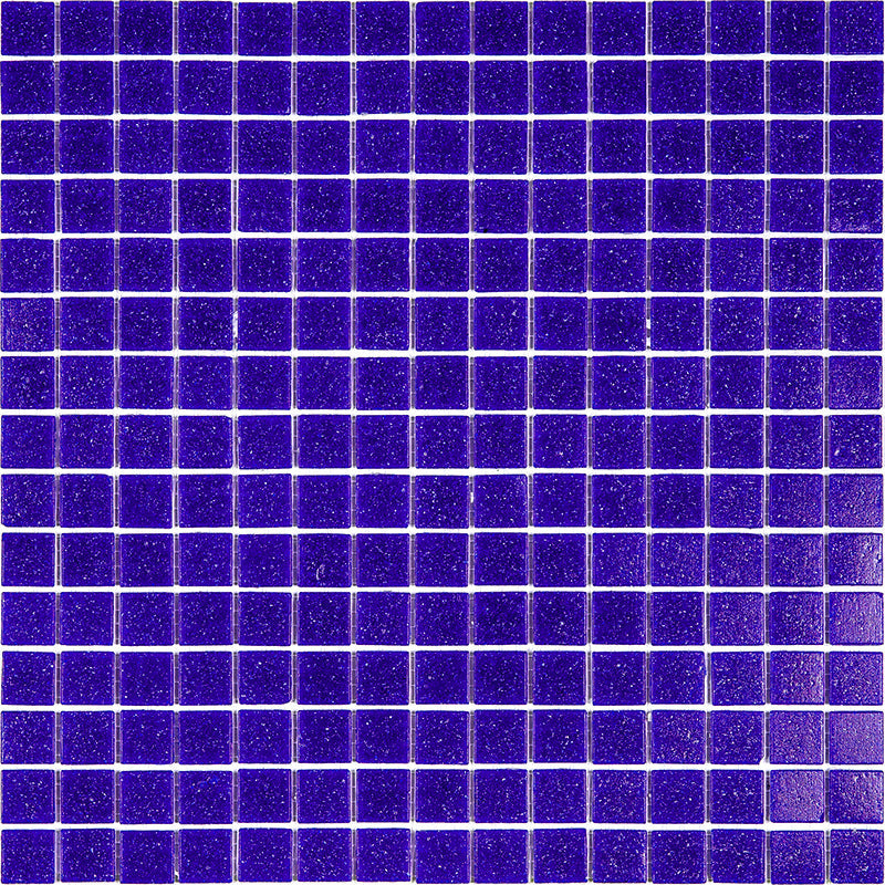 Cobalt Blue 12x12 Glossy Uniform Square Glass Mosaic Tile (20 pack, 20 sq ft/case)