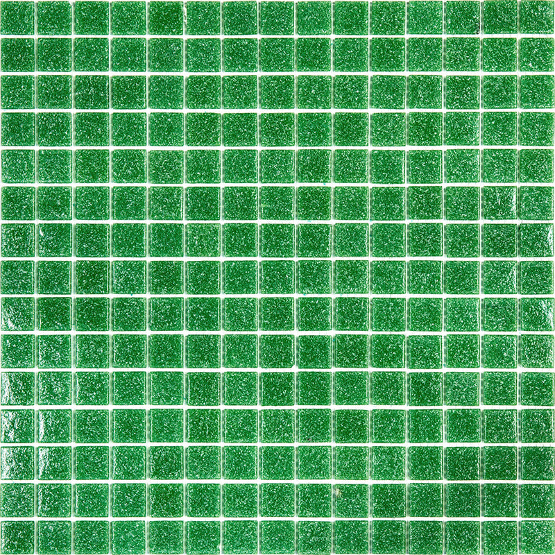 Sea Green 12x12 Glossy Uniform Square Glass Mosaic Tile (20 pack, 20 sq ft/case)