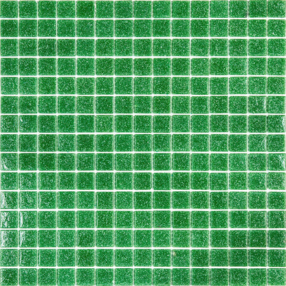 Sea Green 12x12 Glossy Uniform Square Glass Mosaic Tile (20 pack, 20 sq ft/case)