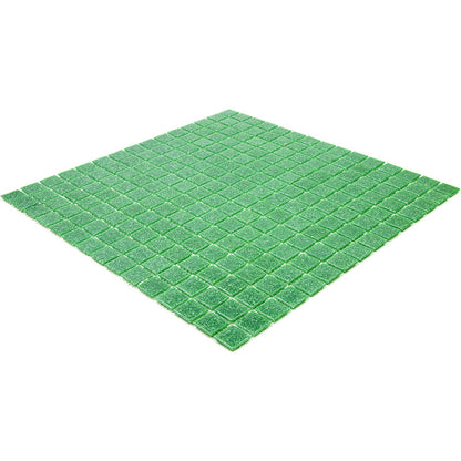 Sea Green 12x12 Glossy Uniform Square Glass Mosaic Tile (20 pack, 20 sq ft/case)
