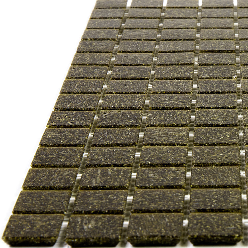Peanut Brown 12x12 Glossy Uniform Square Glass Mosaic Tile (20 pack, 20 sq ft/case)