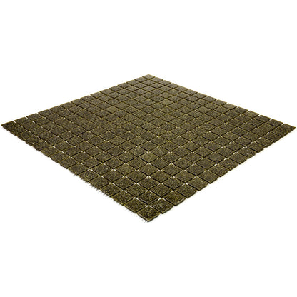Peanut Brown 12x12 Glossy Uniform Square Glass Mosaic Tile (20 pack, 20 sq ft/case)