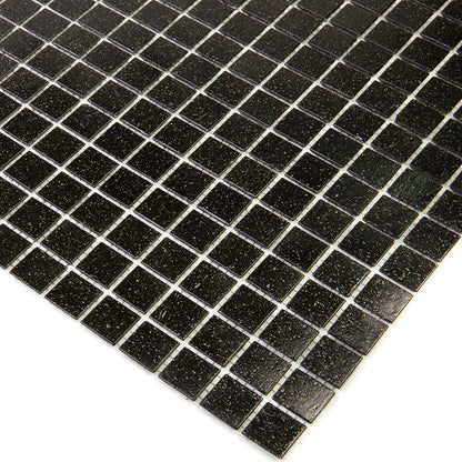 Dark Brown 12x12 Glossy Uniform Square Glass Mosaic Tile (20 pack, 20 sq ft/case) - Sample