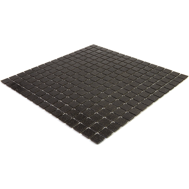 Dark Brown 12x12 Glossy Uniform Square Glass Mosaic Tile (20 pack, 20 sq ft/case)