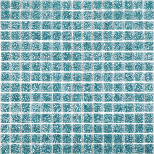 Blue-Green 12x12 Uniform Square Glossy Glass Mosaic Tile (20 pack, 20 sq ft/case)