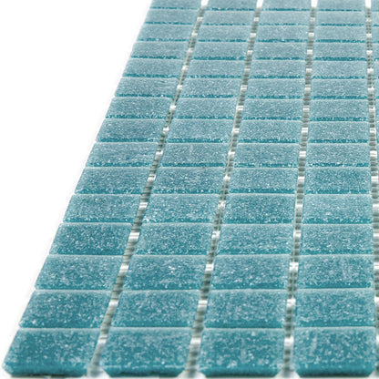 Blue-Green 12x12 Uniform Square Glossy Glass Mosaic Tile (20 pack, 20 sq ft/case)