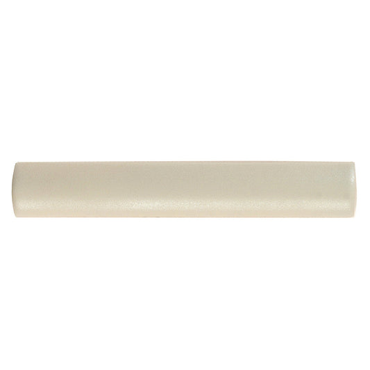 Beige 1.25x8 Matte Glossy Ceramic Bullnose Tile Trim (10 pack, 0.667 sq ft/case) - Sample