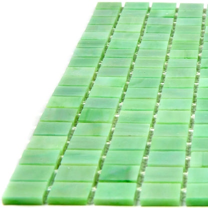 British Racing Green 12x12 Glossy Uniform Square Glass Mosaic Tile (20 pack, 18.69 sq ft/case)