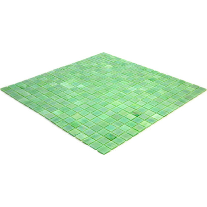 British Racing Green 12x12 Glossy Uniform Square Glass Mosaic Tile (20 pack, 18.69 sq ft/case) - Sample
