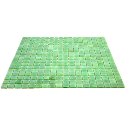 British Racing Green 12x12 Glossy Uniform Square Glass Mosaic Tile (20 pack, 18.69 sq ft/case)