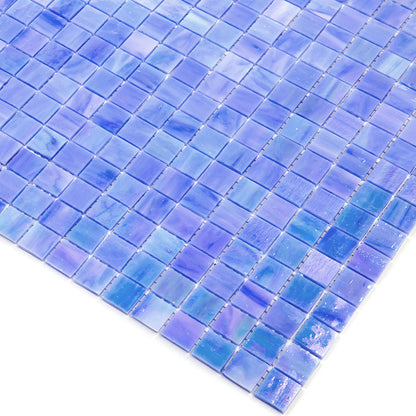 Rainbow Blue 12x12 Glossy Uniform Square Glass Mosaic Tile (20 pack, 18.69 sq ft/case)
