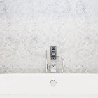 Shell White 12x12 Polished Square Shell Mother of Pearl Mosaic Tile (20 pack, 19.34 sq ft/case)