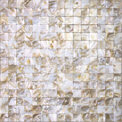 Brown 12x12 Polished Square Shell Mother of Pearl Mosaic Tile (20 pack, 19.34 sq ft/case) - Sample