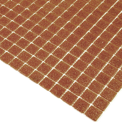 Apricot Red 12x12 Glossy Uniform Square Glass Mosaic Tile (20 pack, 20 sq ft/case)