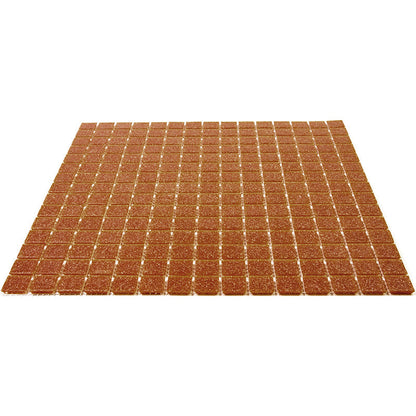 Apricot Red 12x12 Glossy Uniform Square Glass Mosaic Tile (20 pack, 20 sq ft/case)