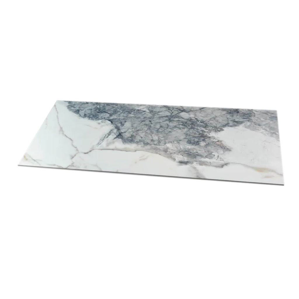 Soft White with Light Gray 24x48 Matte Porcelain Large Format Tile (2 pack, 15.5 sq ft/case) - Sample