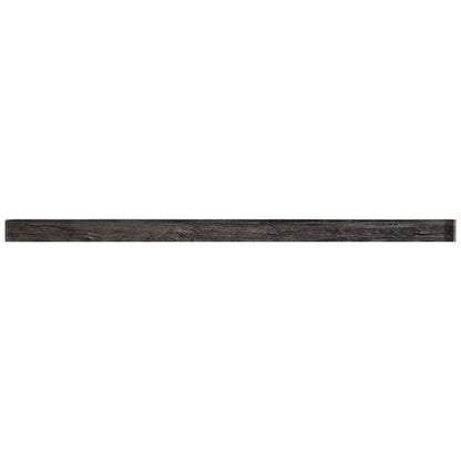 Wood Brown 0.5x12 Glossy Glass Pencil Tile Trim (10 pack, 0.5 sq ft/case) - Sample